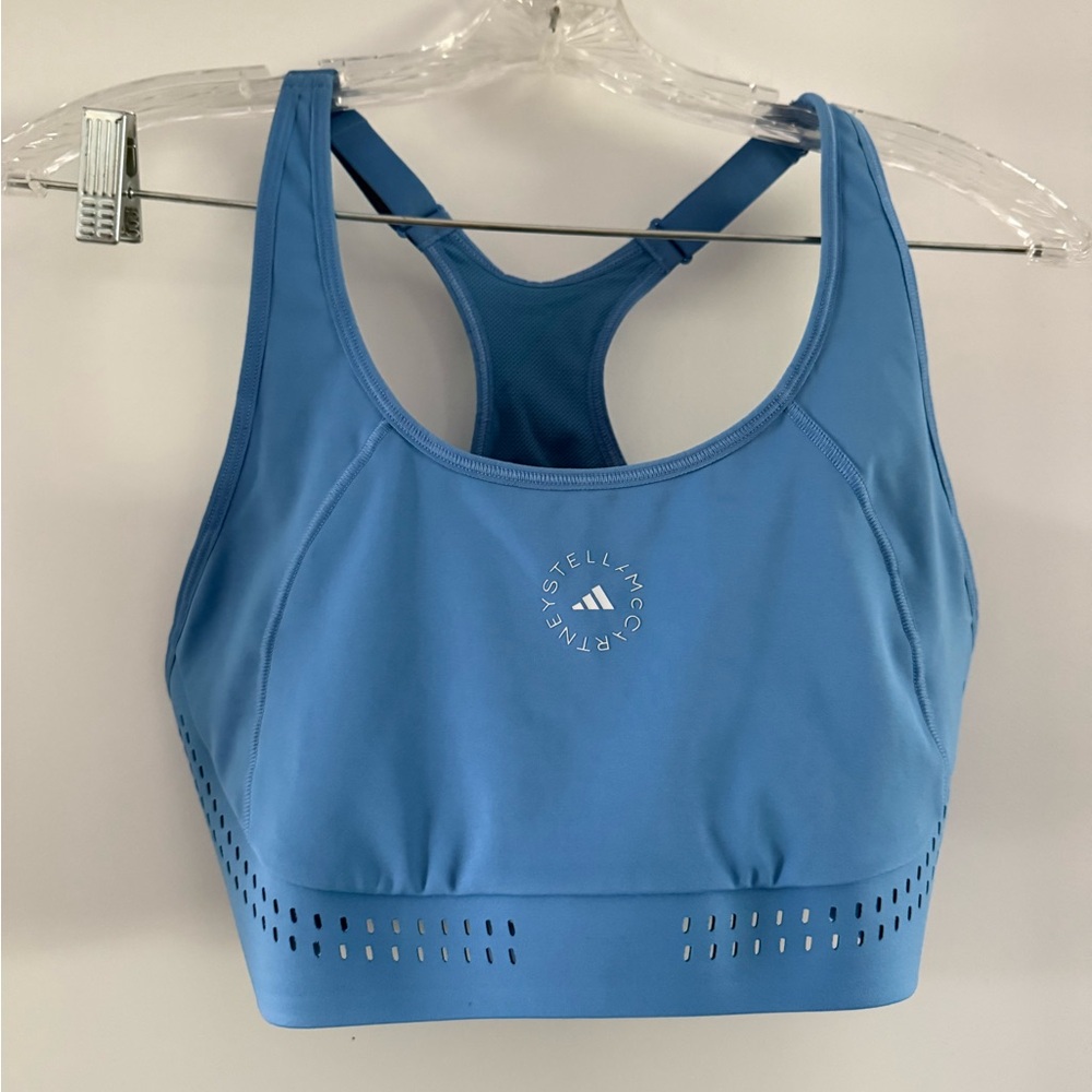 Medium adidas by Stella Mcartney net royal blue work out bra barely worn